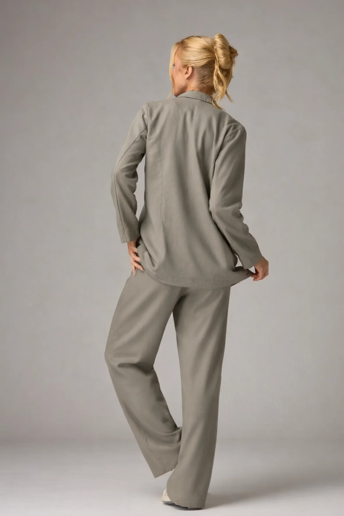Calça Wide Pants Linho Rattan - Image 6