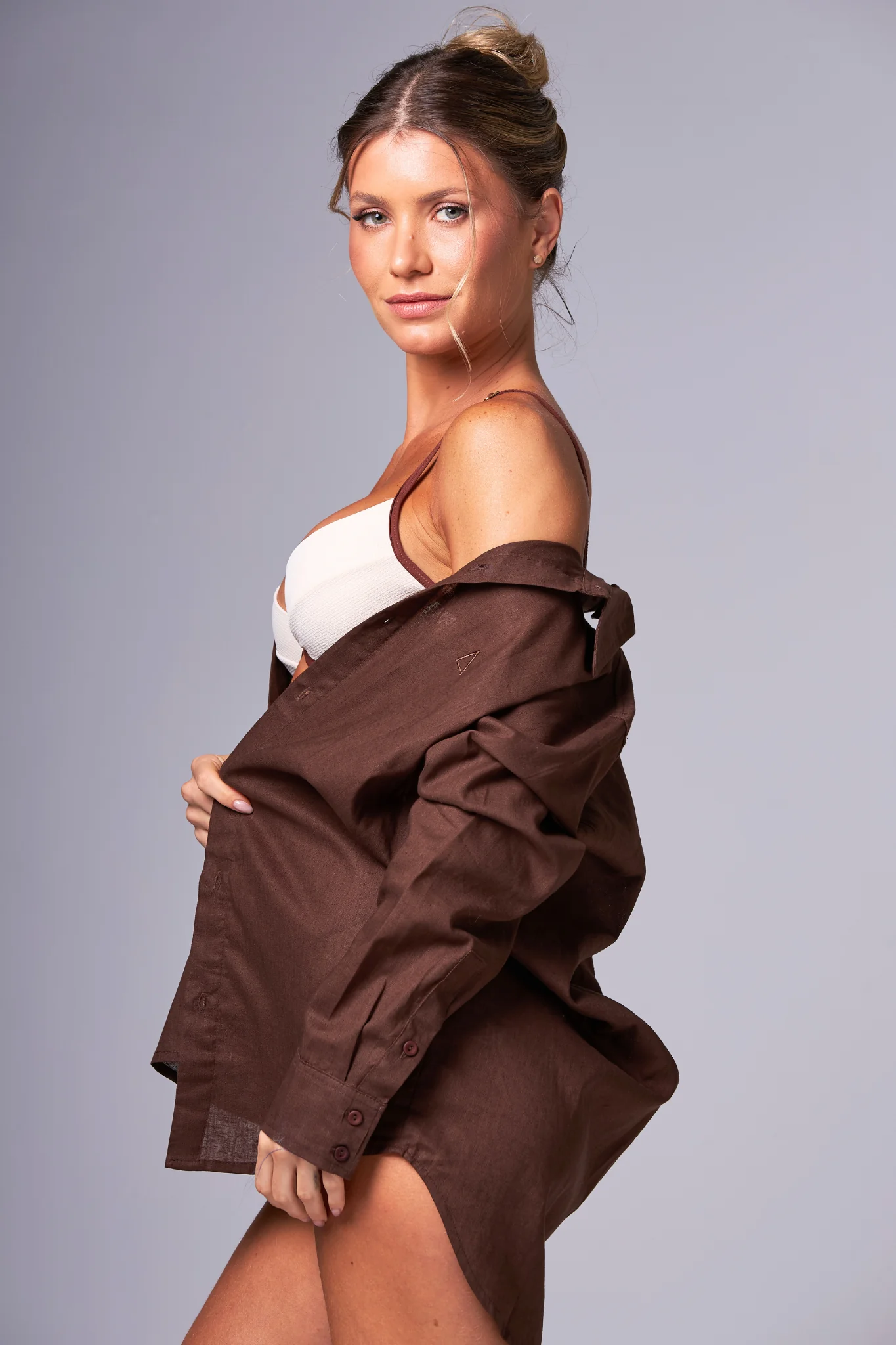 Calcinha Heritage - OffWhite&Brown - Image 4