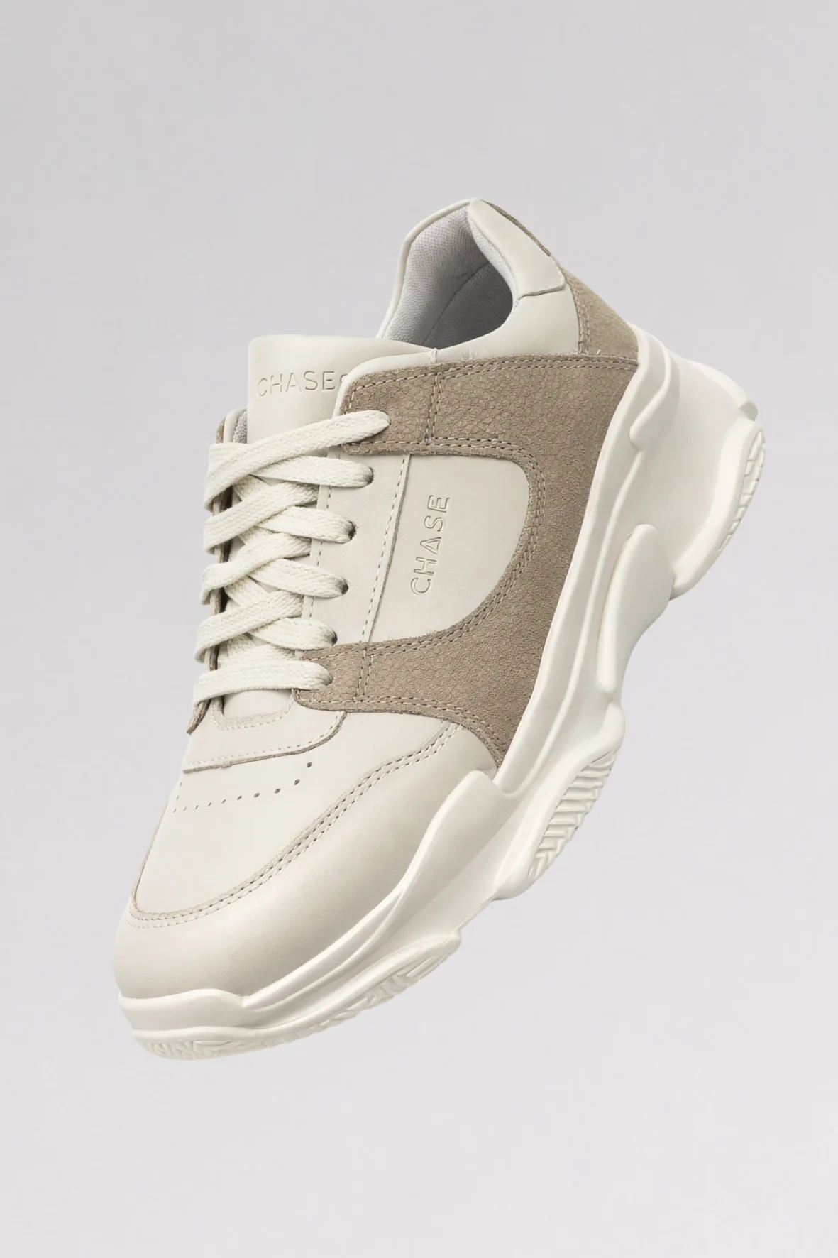 Chase Sneakers High Gray Brown