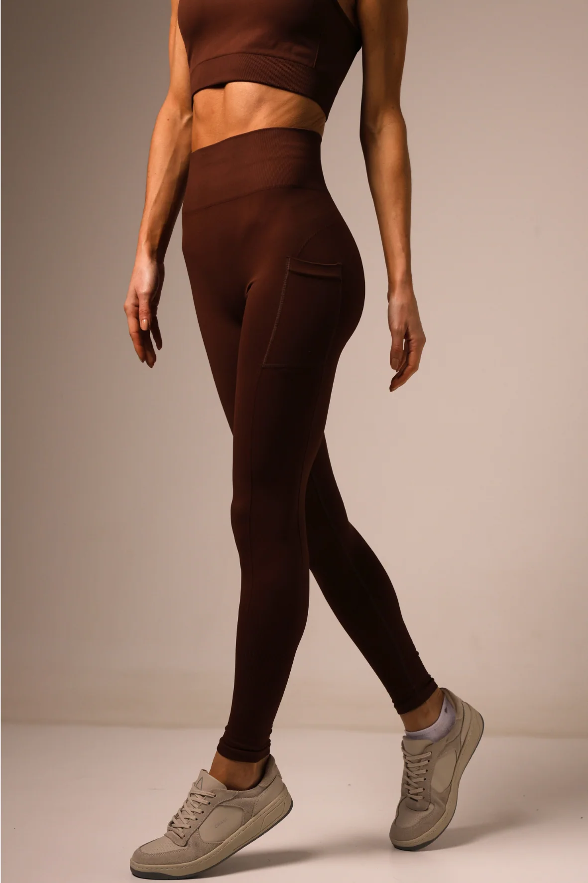 Legging Jockey Seamless Dark Brown - Image 3