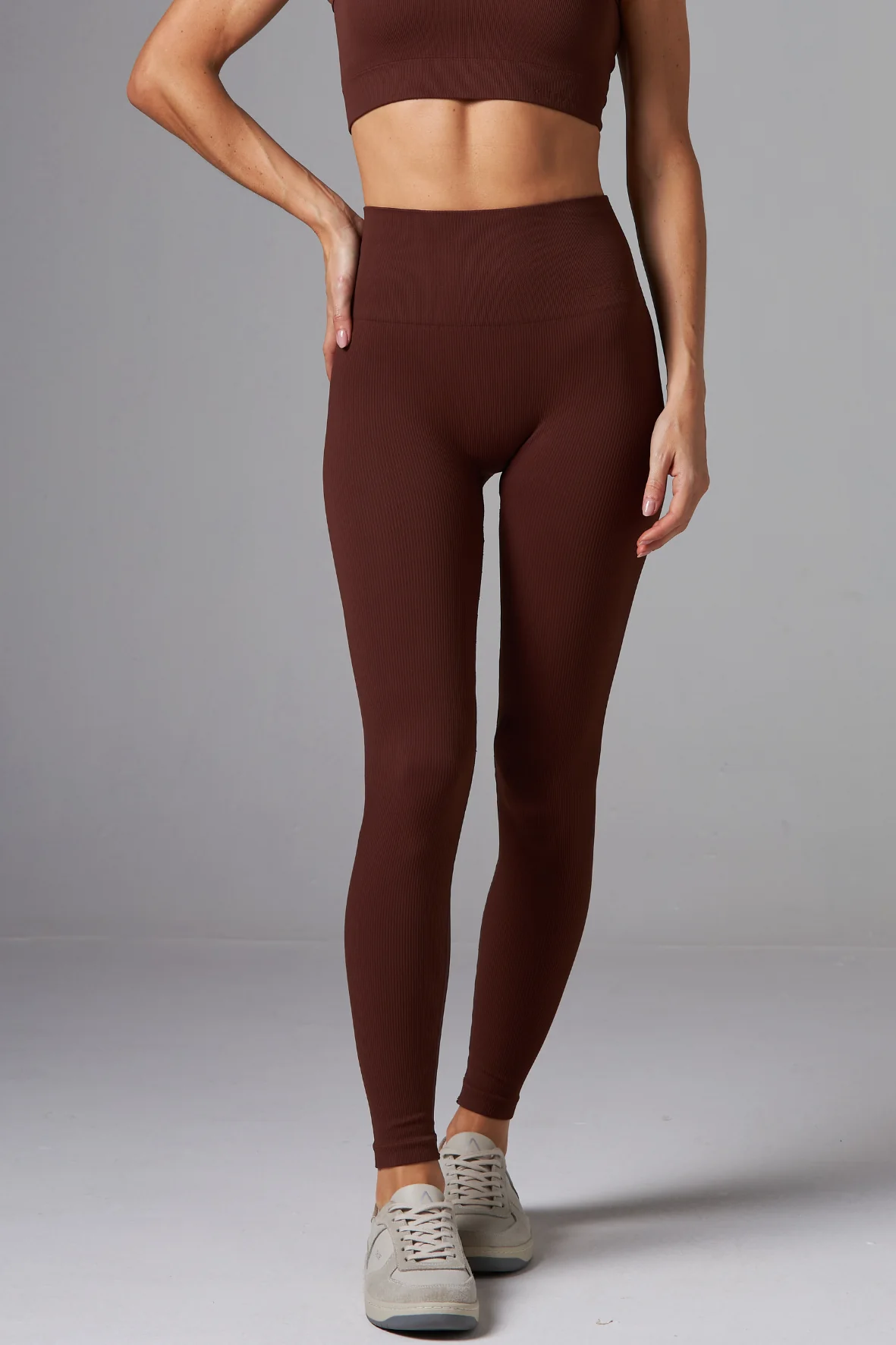 Legging Outsider Seamless Dark Brown - Image 3