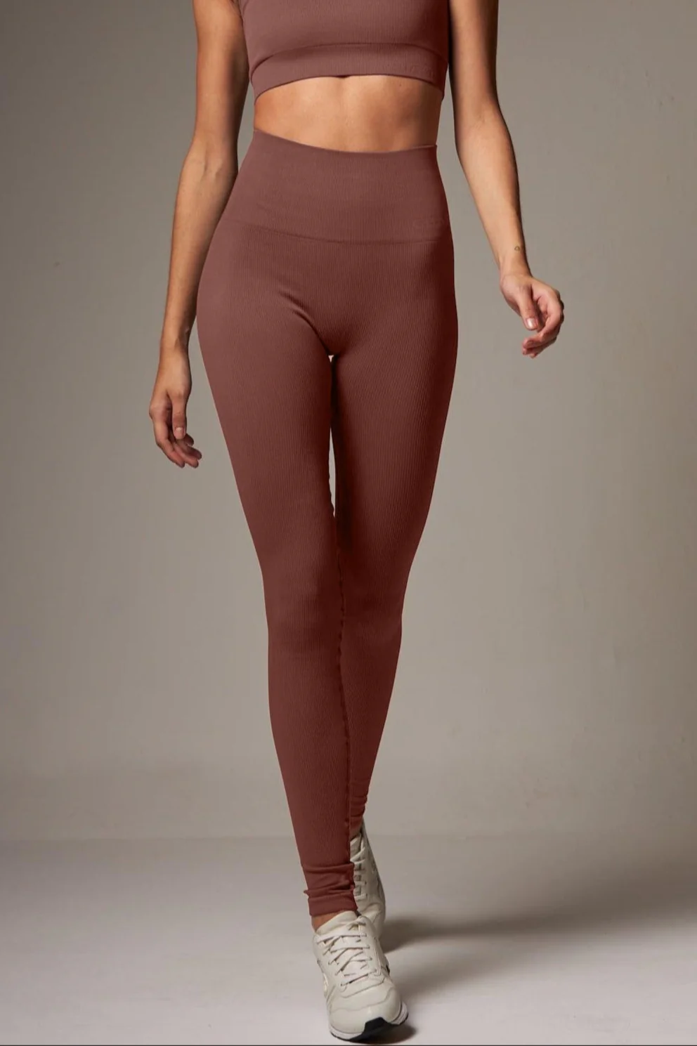 Legging Outsider Seamless Middle Brown - Image 2