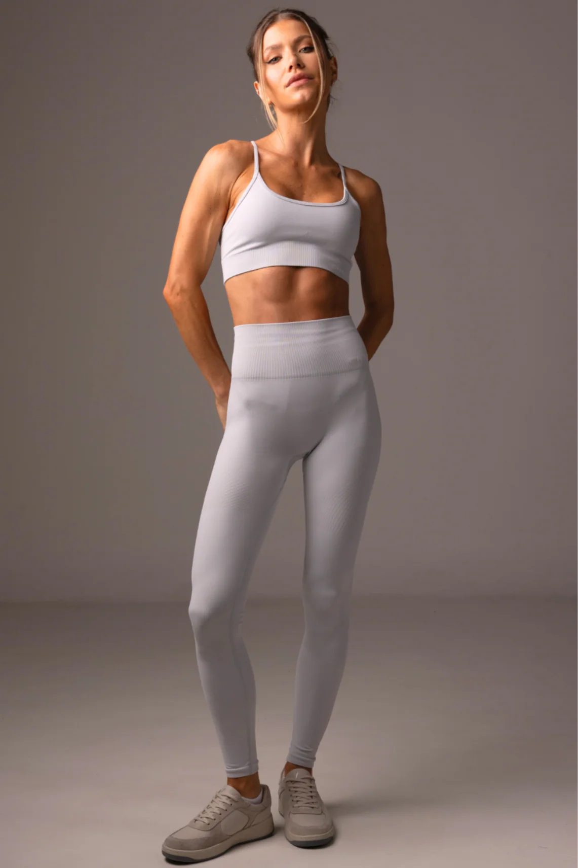 Legging Pure Seamless Gray Violet - Image 3
