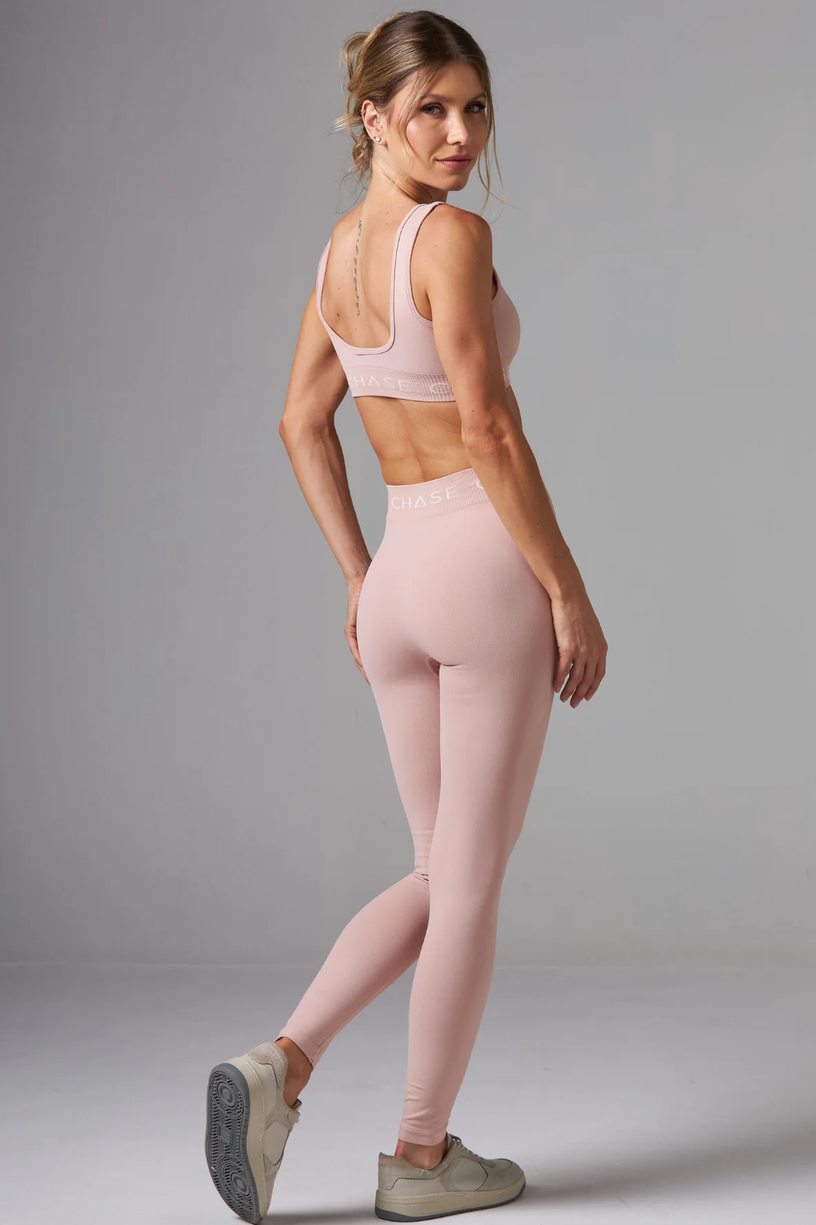 Legging Signature Seamless Misty Rose - Image 4
