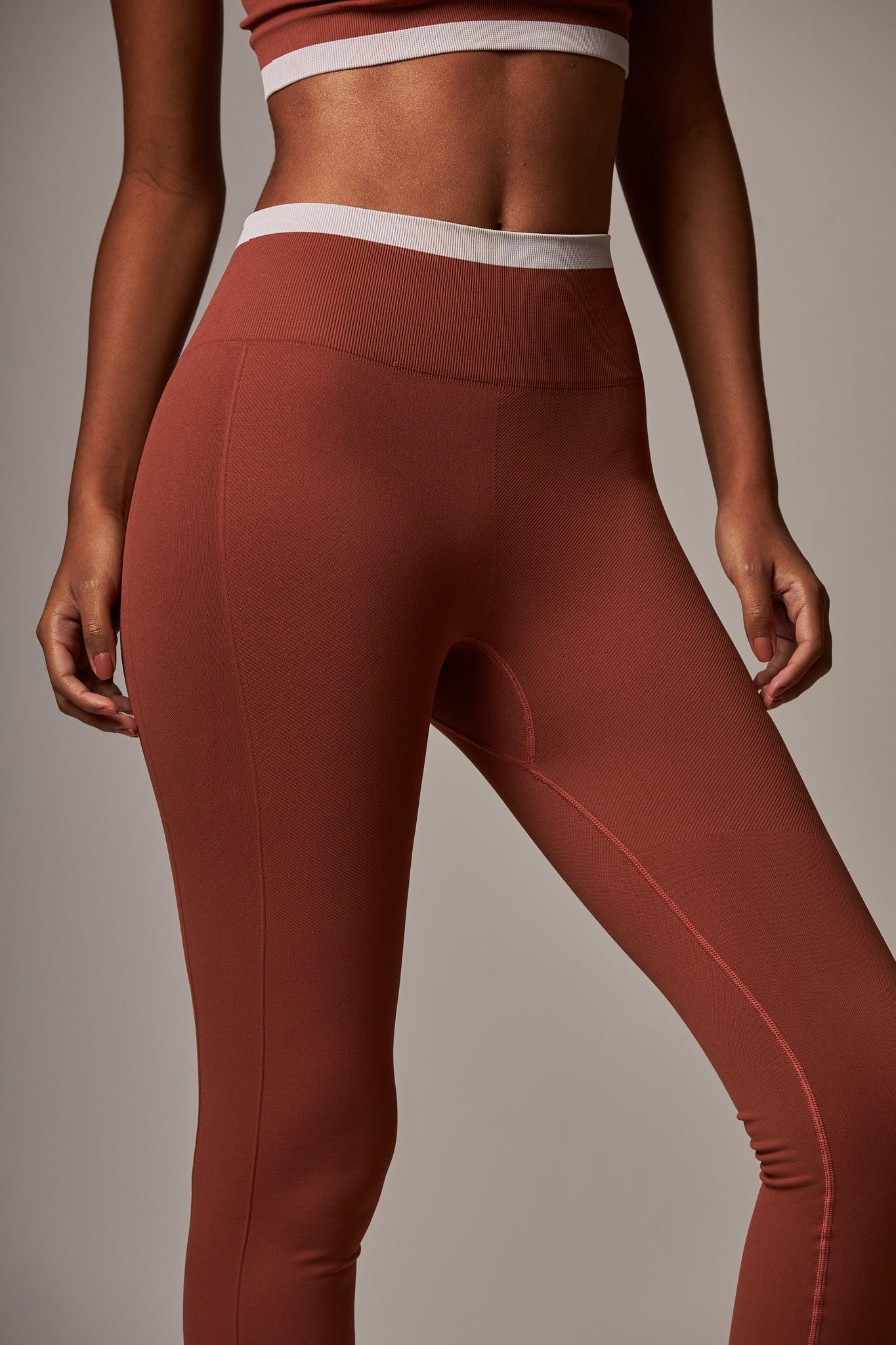 Legging Stripe Seamless Red Oak - Image 3