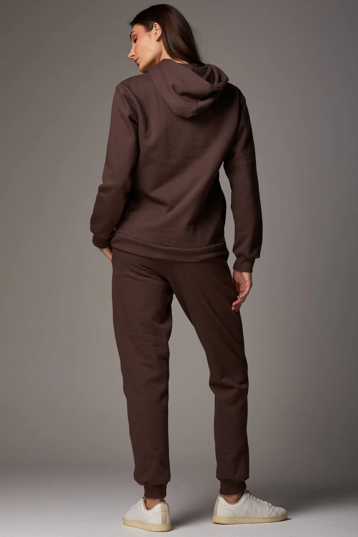 Calça Moletom Jogger Dark Brown - Image 4