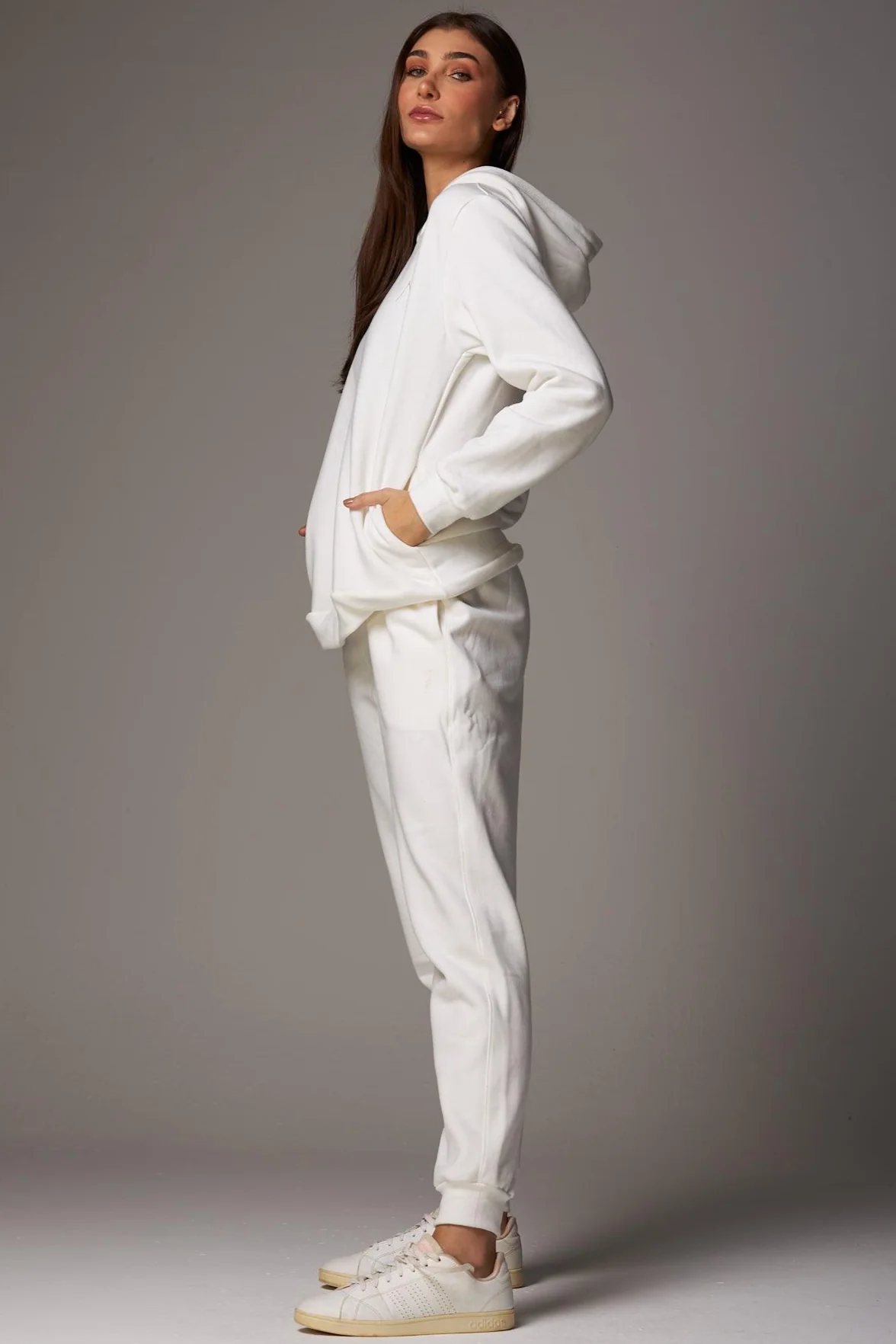 Calça Moletom Jogger Off White - Image 3