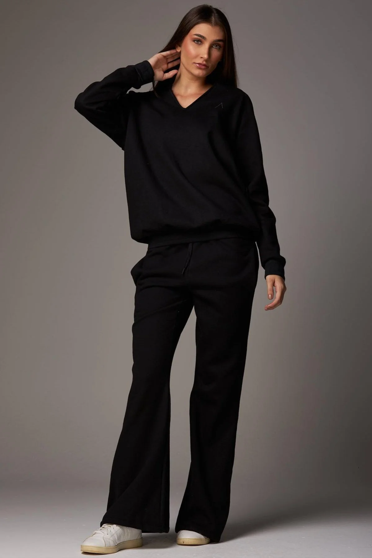Calça Moletom Straight Flare Black - Image 3
