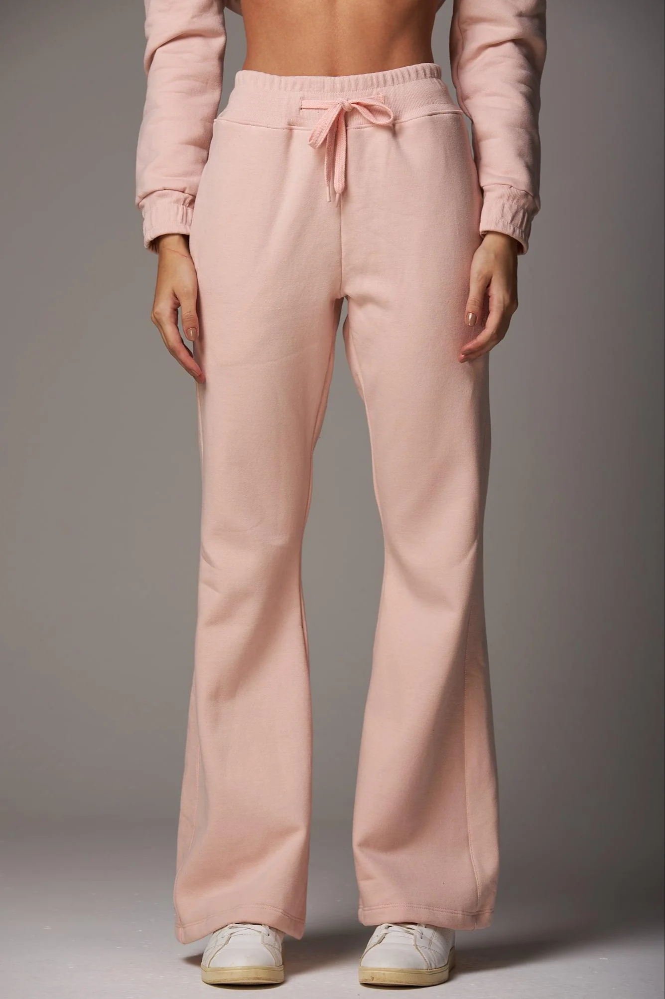 Calça Moletom Straight Flare Light Pink - Image 3