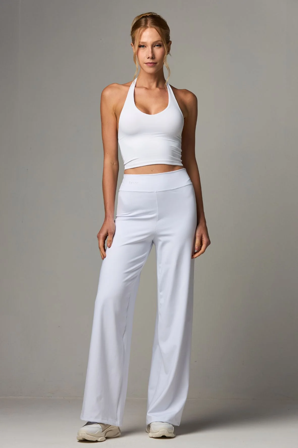 Pants Wide Tailor White - Image 2