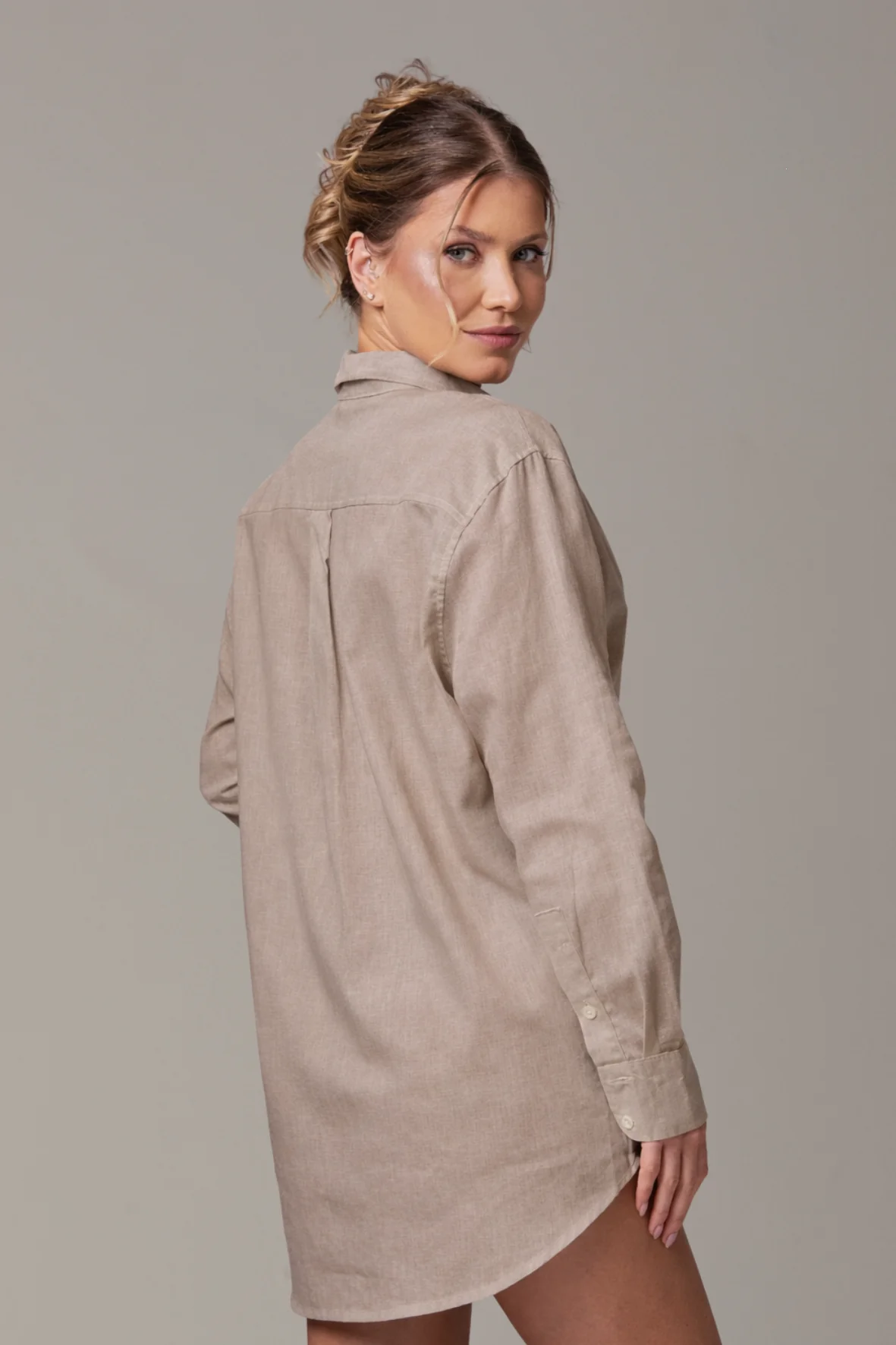 Shirt Pure Linho Rattan