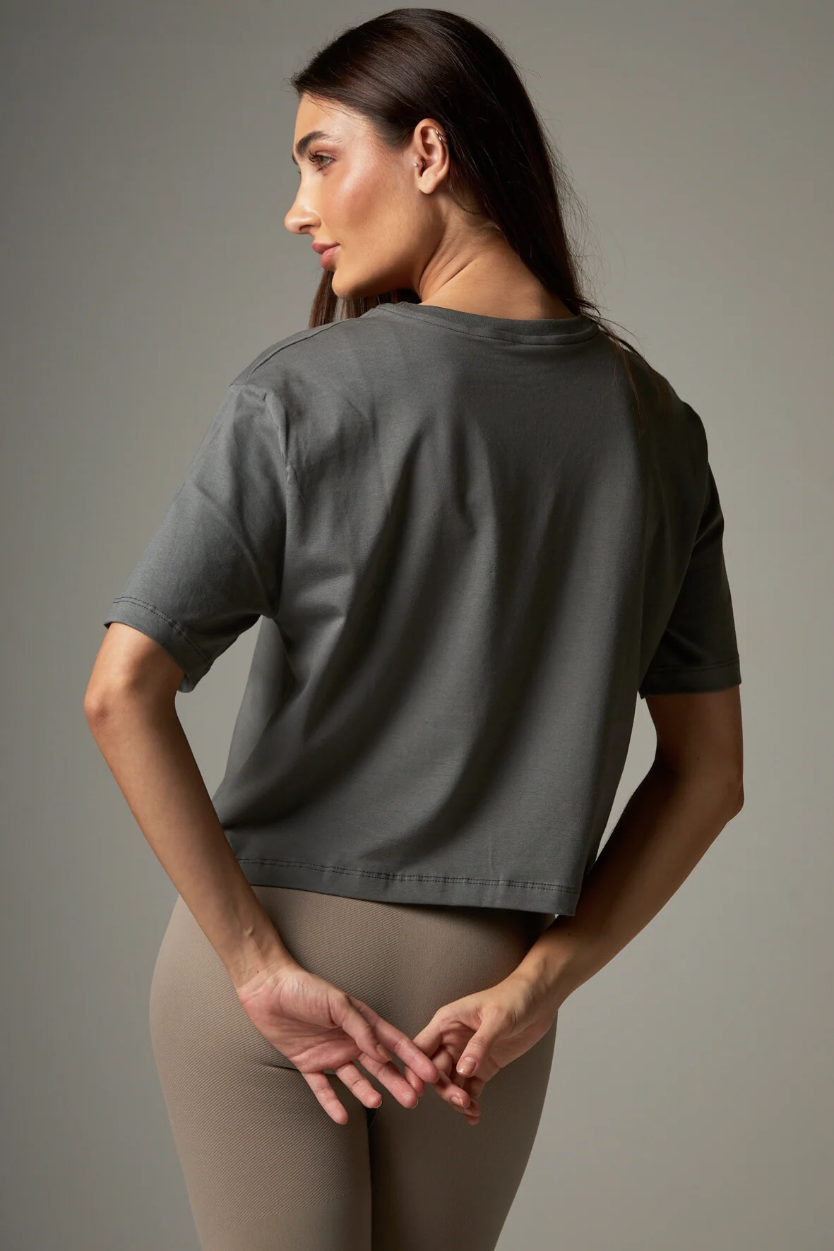 Soho T-shirt Grey lead - Image 2