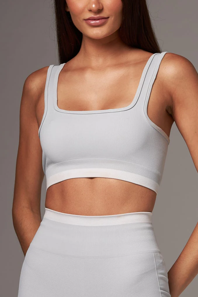 Top Stripe Seamless Gray Violet - Image 2