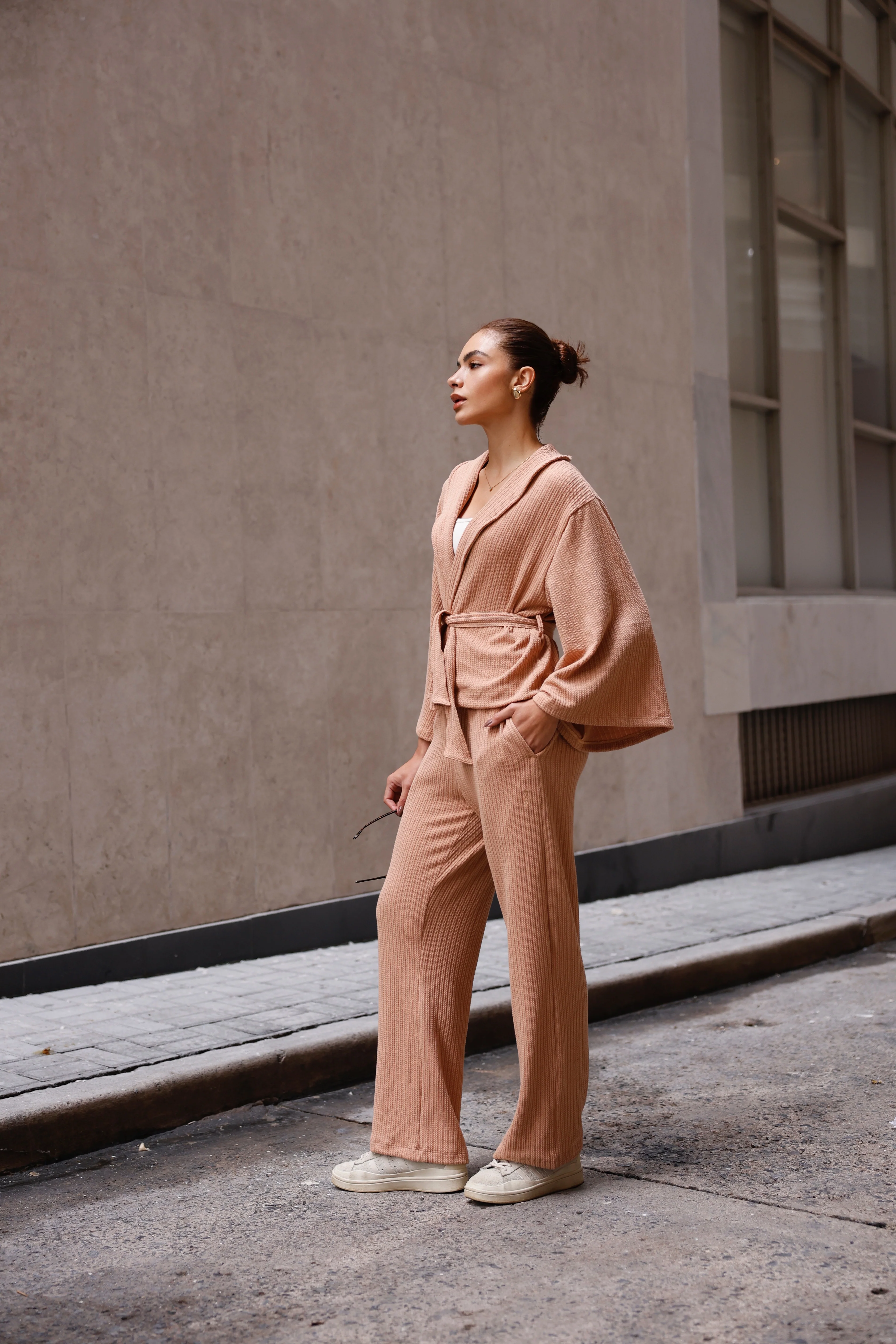 Wide Leg Light Tricot Nude - Image 5