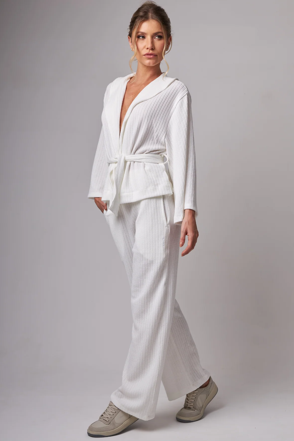 Wide Leg Light Tricot White - Image 3